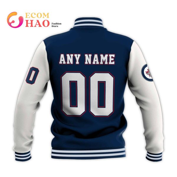 3D Premium Baseball Jacket Winnipeg Jets