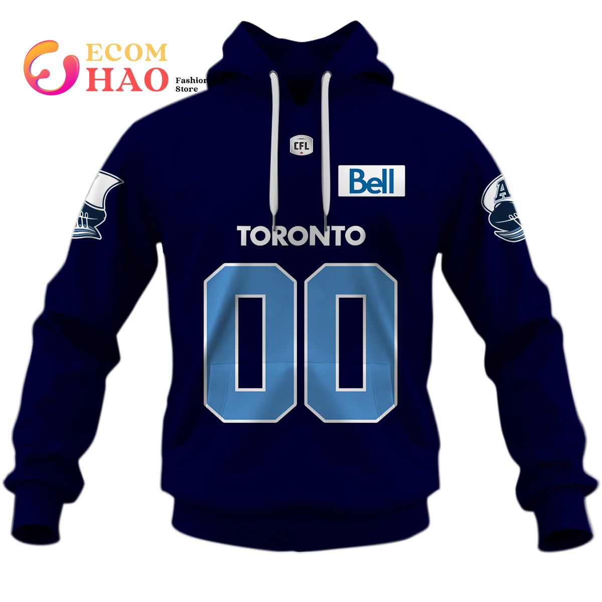 Personalized CFL Toronto Argonauts Jersey 2022 3D Hoodie