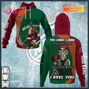 Personalized NHL You Laugh I Laugh You Cry I Cry – Arizona Coyotes 3D Hoodie