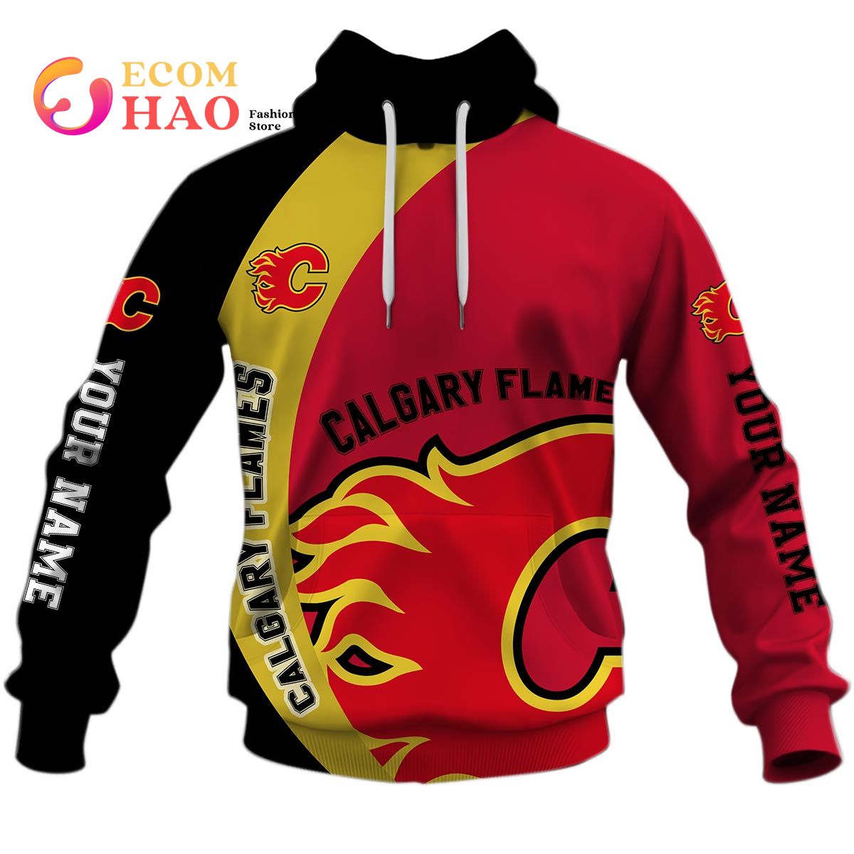 Personalized NHL You Laugh I Laugh You Cry I Cry – Calgary Flames 3D Hoodie