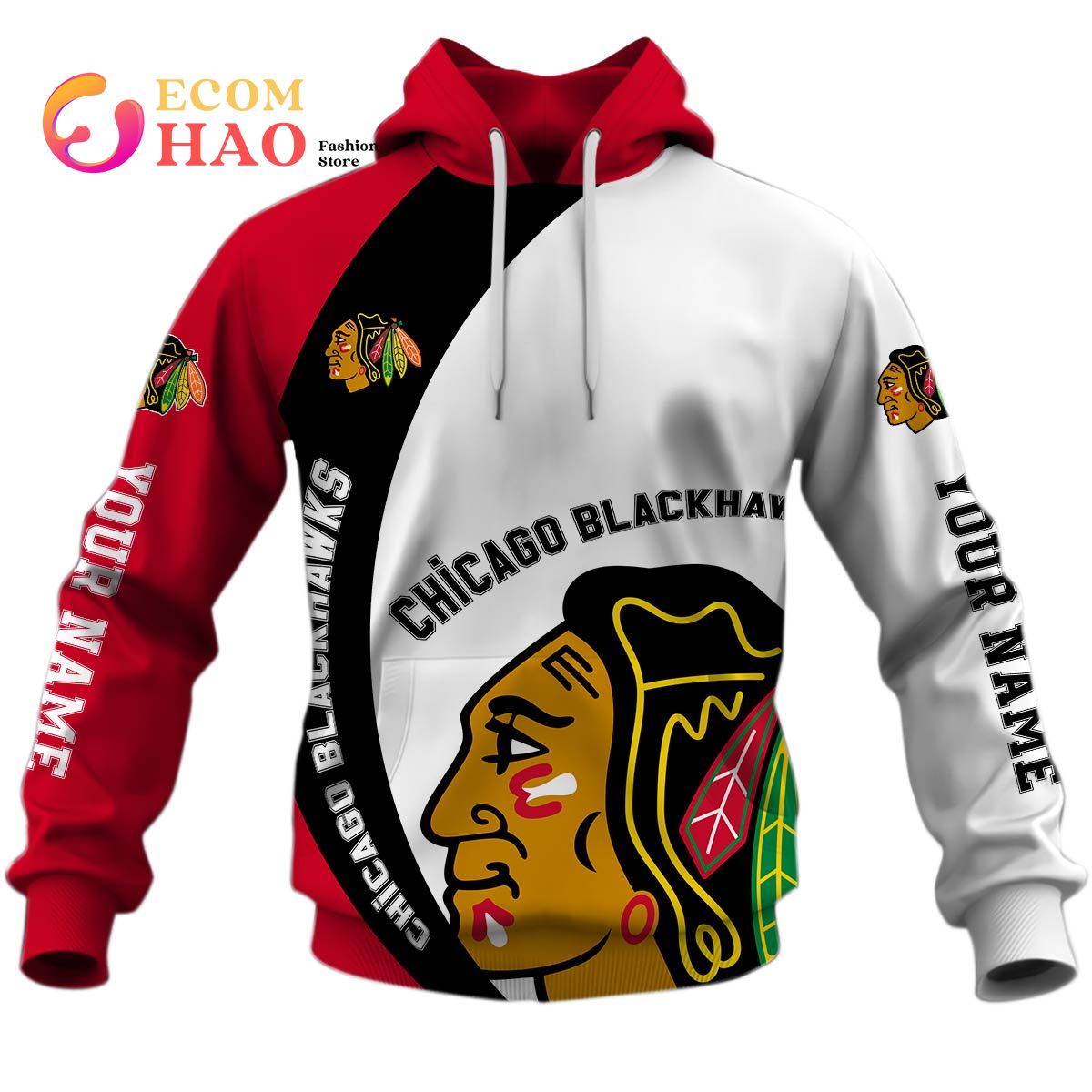 Personalized NHL You Laugh I Laugh You Cry I Cry – Chicago Blackhawks 3D Hoodie