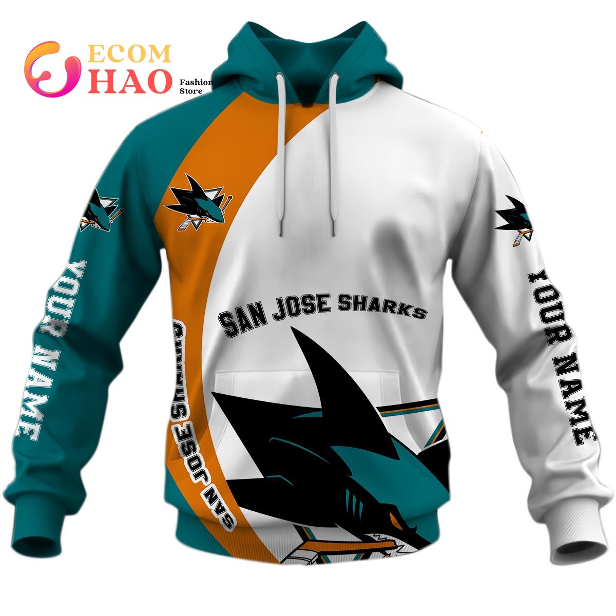 Personalized NHL You Laugh I Laugh You Cry I Cry – San Jose Sharks 3D Hoodie