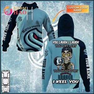 Personalized NHL You Laugh I Laugh You Cry I Cry – Seattle Kraken 3D Hoodie