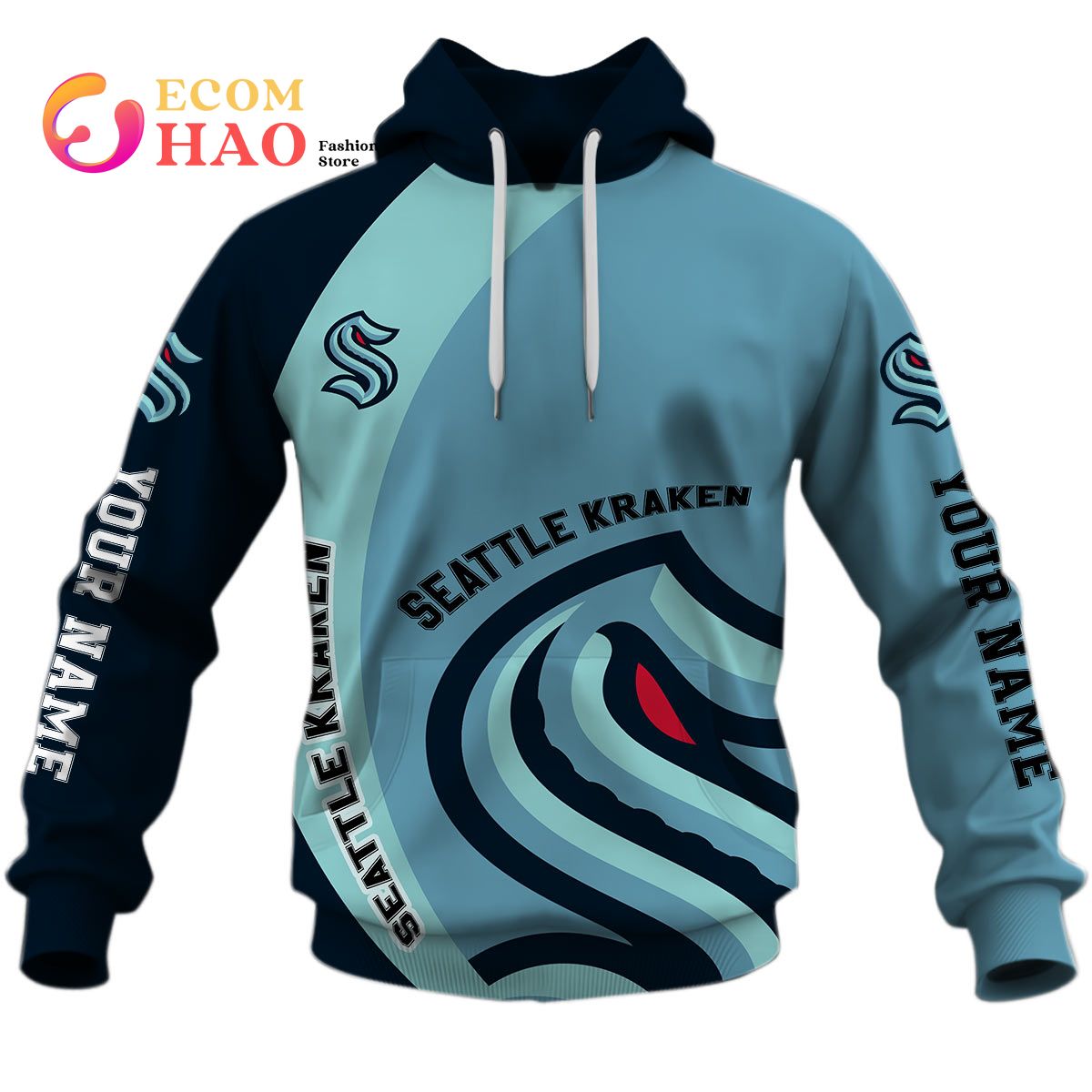 Personalized NHL You Laugh I Laugh You Cry I Cry – Seattle Kraken 3D Hoodie