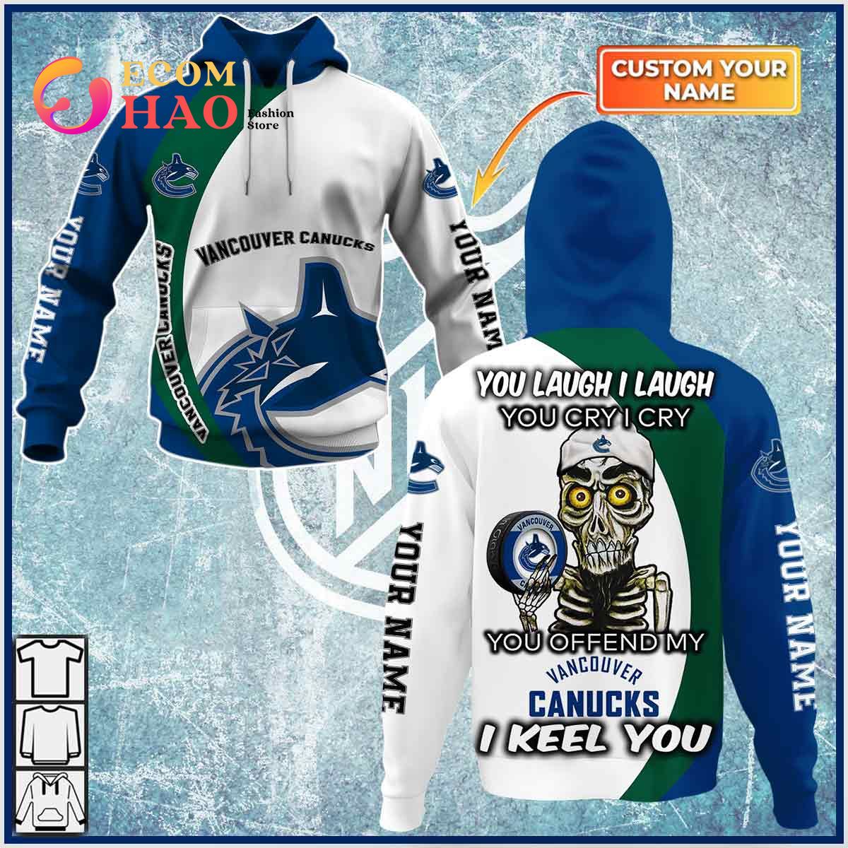 Personalized NHL You Laugh I Laugh You Cry I Cry – Tampa Bay Lightning 3D Hoodie