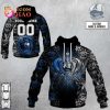 New Personalized CFL Winnipeg Blue Bombers Rose Dragon 3D Hoodie