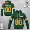 Personalized CFL Edmonton Elks Rose Dragon 3D Hoodie