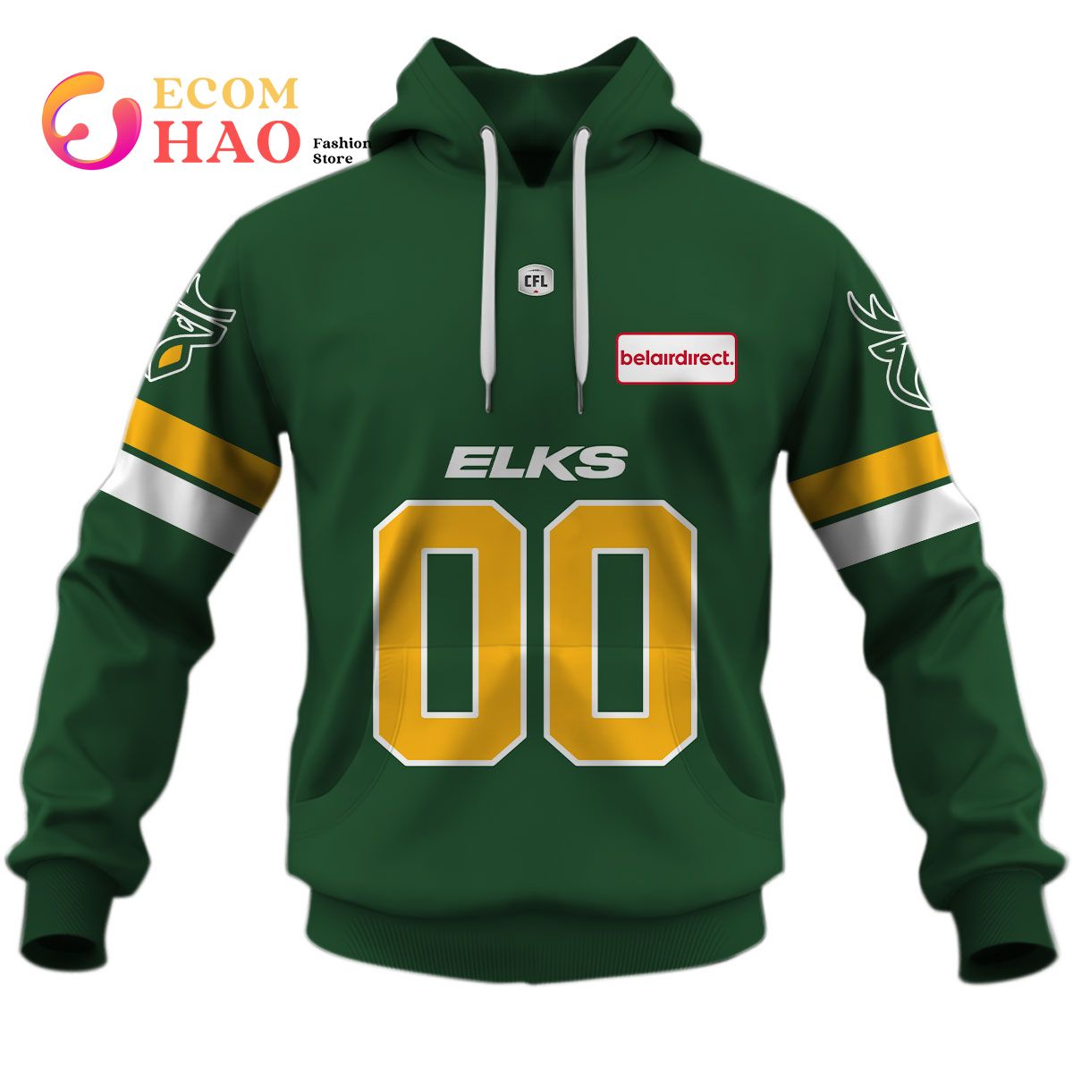 Personalized CFL Edmonton Elks Jersey 2022 3D Hoodie