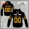 Personalized CFL Hamilton Tiger Cats Rose Dragon 3D Hoodie