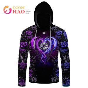 Personalized CFL Hamilton Tiger Cats Rose Dragon 3D Hoodie