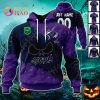 NRL Manly Warringah Sea Eagles Custom Your Name & Number Halloween Style 3D Hoodie