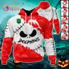 NRL Wests Tigers Custom Your Name & Number Halloween Style 3D Hoodie NRL Wests Tigers Custom Your Name & Number Halloween Style 3D Hoodie