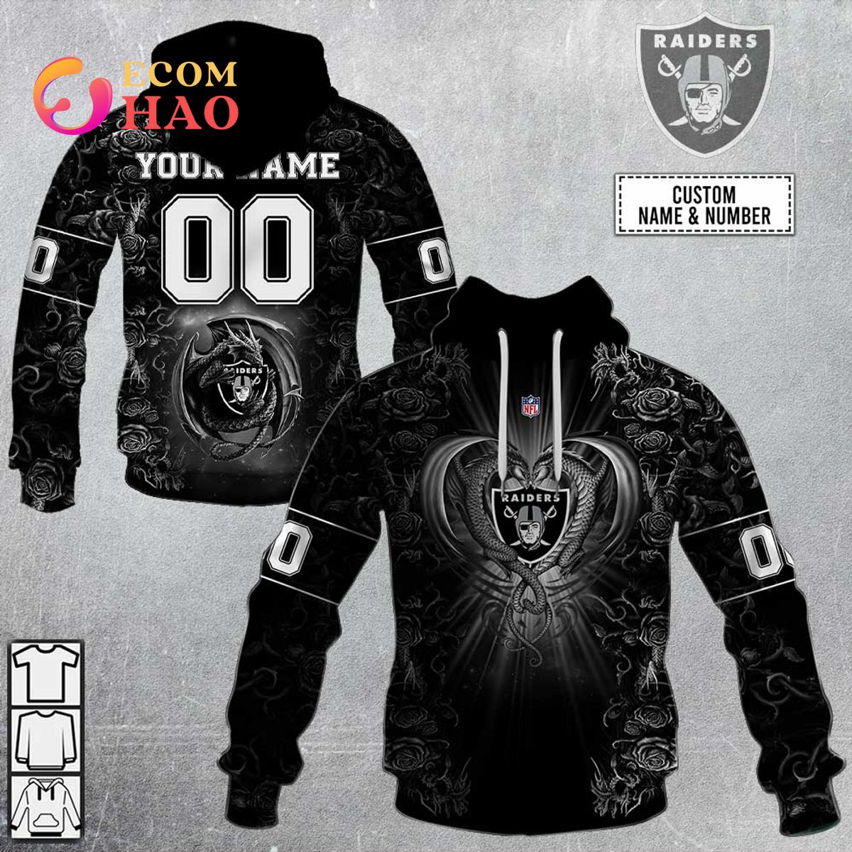 Oakland Raiders Jersey Camo 3D Hoodie Nfl Fans 3D Sweatshirt - Best Seller  Shirts Design In Usa