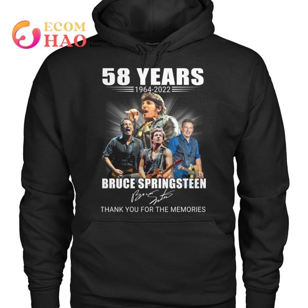 58 Years 1964 – 2022 Bruce Springsteen Thank You For The Memories T-Shirt