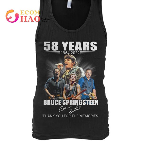 58 Years 1964 – 2022 Bruce Springsteen Thank You For The Memories T-Shirt