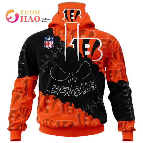 NFL Cincinnati Bengals Custom Your Name & Number Halloween Style