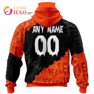 Cincinnati Bengals Hoodie 3D Halloween Horror Night Gift For Fans -  Reallgraphics