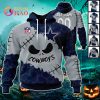 NFL Denver Broncos Custom Your Name & Number Halloween Style 3D Hoodie