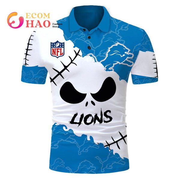 NFL Detroit Lions Custom Your Name & Number Halloween Style 3D Hoodie