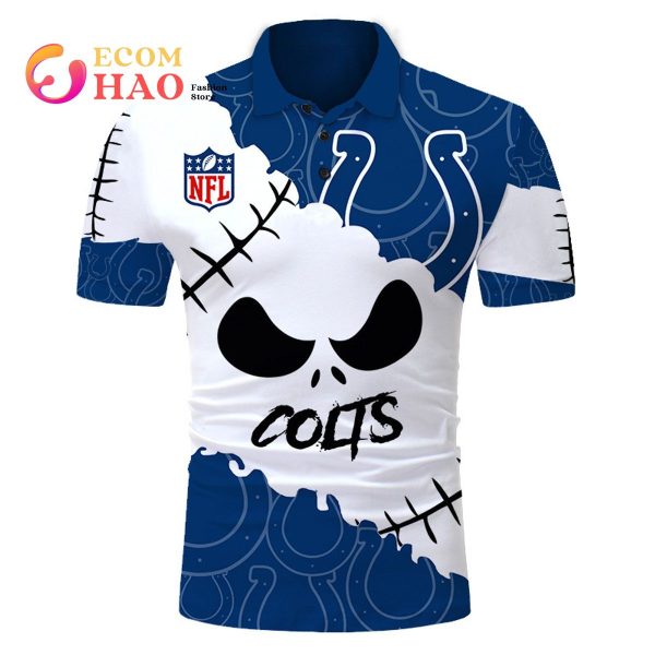 NFL Indianapolis Colts Custom Your Name & Number Halloween Style 3D Hoodie