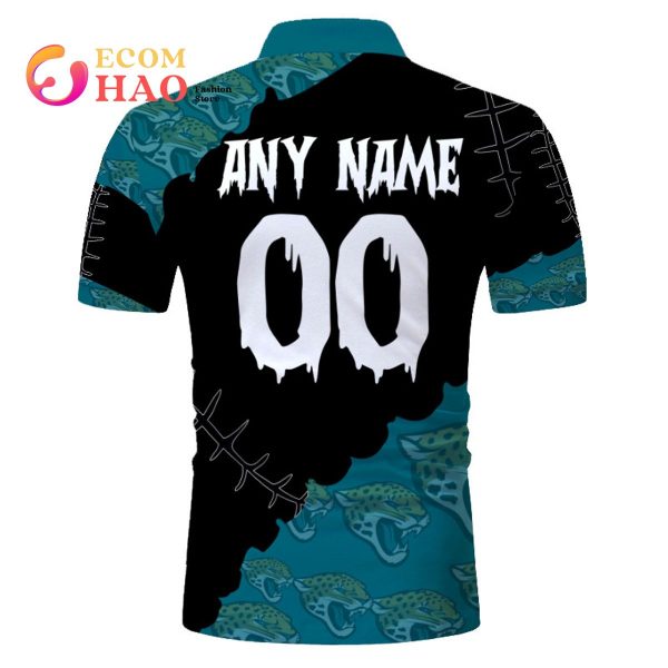 NFL Jacksonville Jaguars Custom Your Name & Number Halloween Style 3D Hoodie