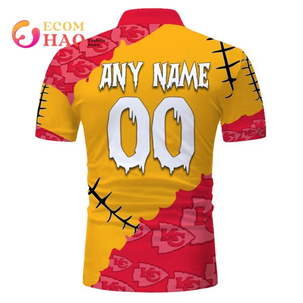 NFL Kansas City Chiefs Custom Your Name & Number Halloween Style 3D Hoodie