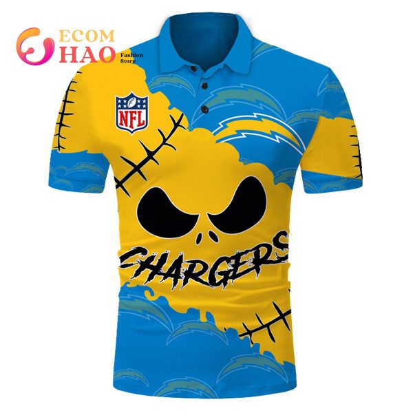 NFL Los Angeles Chargers Custom Your Name & Number Halloween Style 3D Hoodie