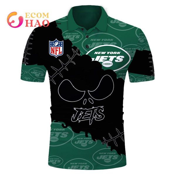 NFL New York Jets Custom Your Name & Number Halloween Style 3D Hoodie