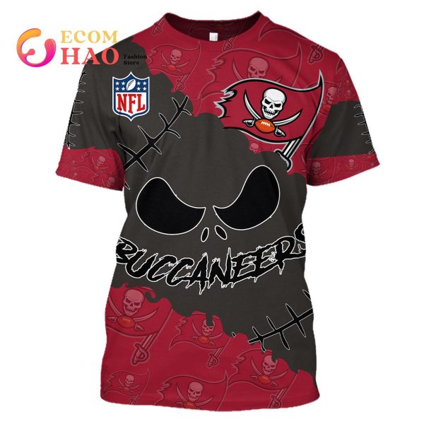 NFL Tampa Bay Buccaneers Custom Your Name & Number Halloween Style 3D Hoodie