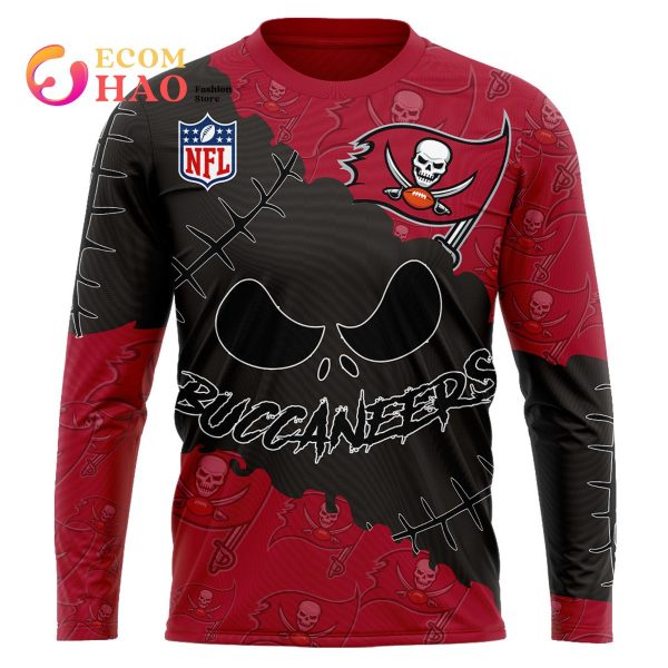 NFL Tampa Bay Buccaneers Custom Your Name & Number Halloween Style 3D Hoodie