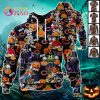 NFL 49ers Halloween Jersey Mickey With Friends Style 3D Hoodie