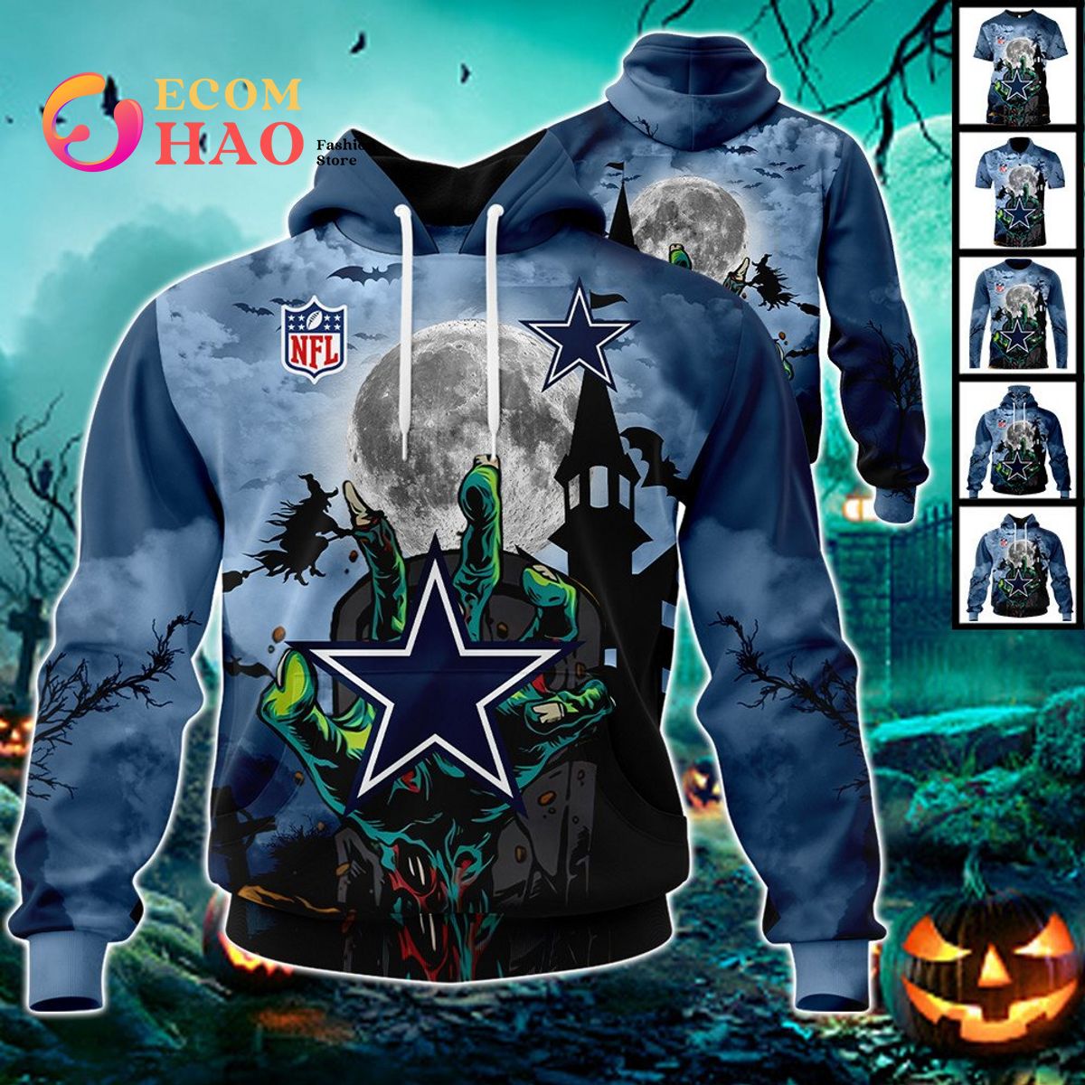 NFL Buccaneers Halloween Jersey Gifts For Fan 3D Hoodie