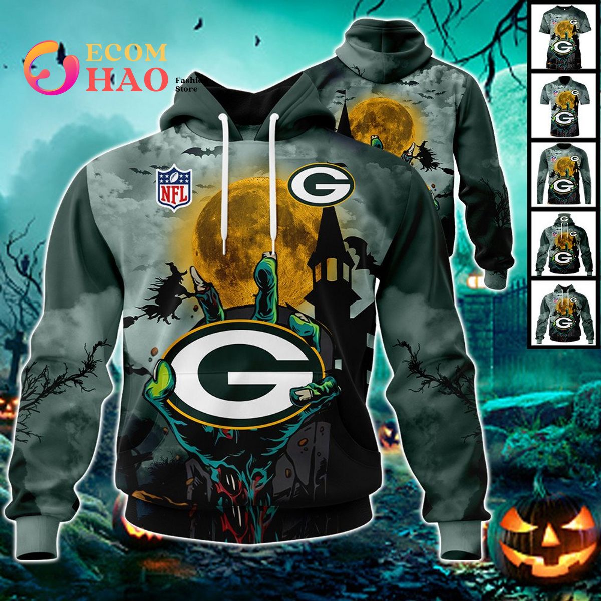 NFL Patriots Halloween Jersey Gifts For Fan 3D Hoodie