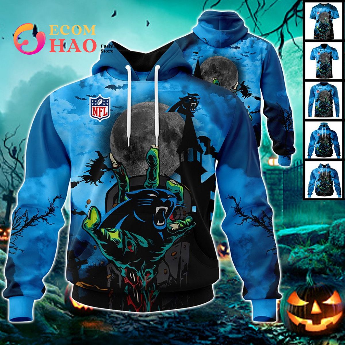 NFL Patriots Halloween Jersey Gifts For Fan 3D Hoodie