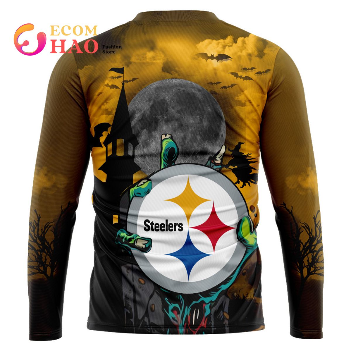 NFL Steelers Halloween Jersey Gifts For Fan 3D Hoodie