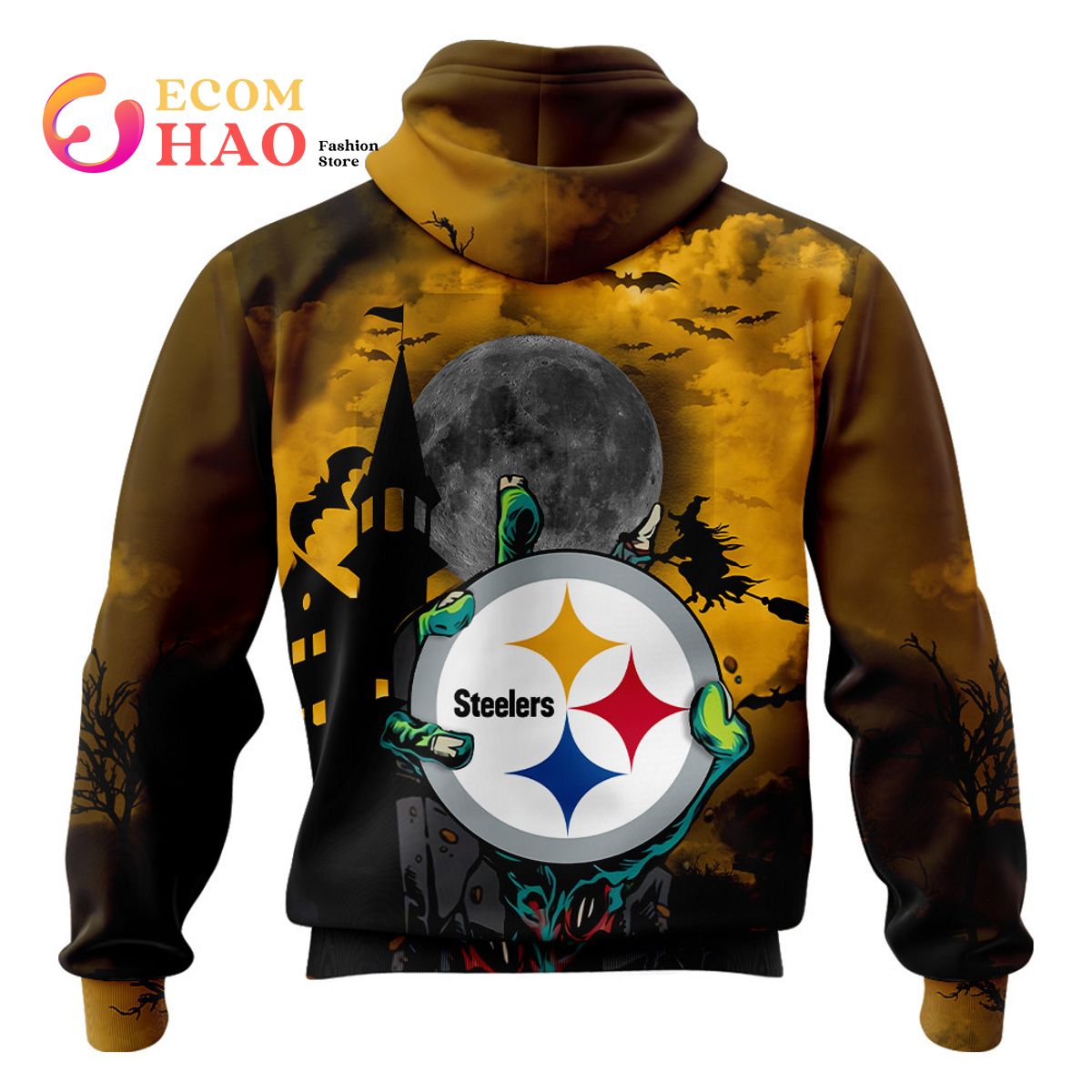 NFL Steelers Halloween Jersey Gifts For Fan 3D Hoodie Ecomhao Store