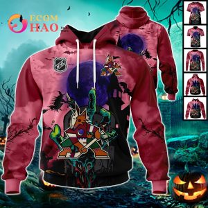 NHL Arizona Coyotes Halloween Jersey Gifts For Fan 3D Hoodie
