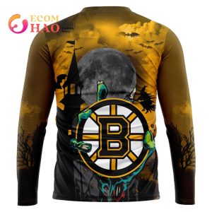 NHL Boston Bruins Halloween Jersey Gifts For Fan 3D Hoodie