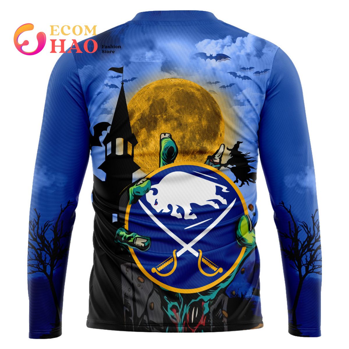 NHL Buffalo Sabres Halloween Jersey Gifts For Fan 3D Hoodie