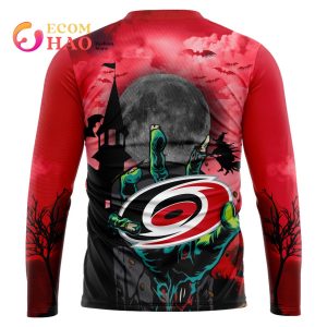 NHL Carolina Hurricanes Halloween Jersey Gifts For Fan 3D Hoodie