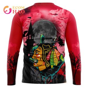 NHL Chicago Blackhawks Halloween Jersey Gifts For Fan 3D Hoodie