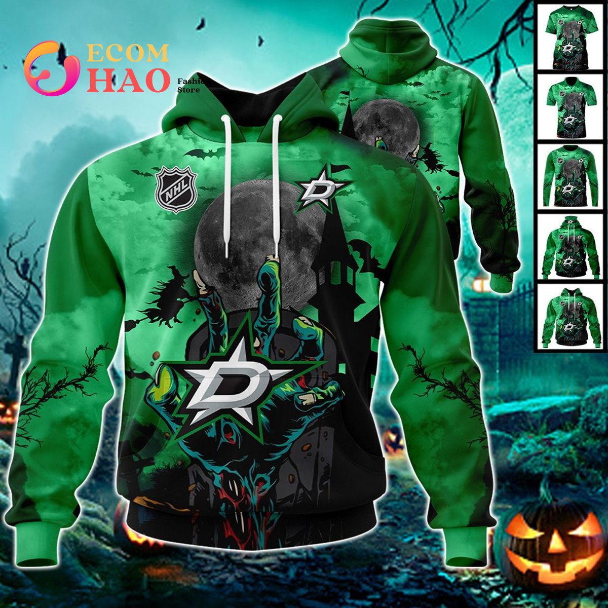 Dallas Stars Iron Maiden Gift For Halloween 3d T-Shirt For Men And
