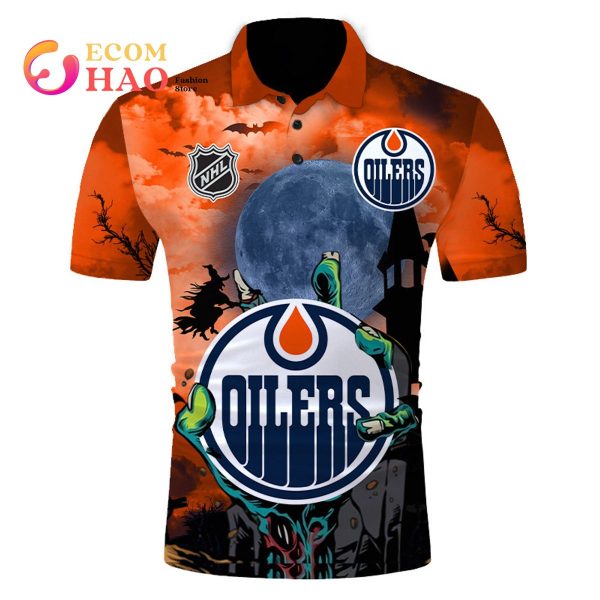 NHL Edmonton Oilers Halloween Jersey Gifts For Fan 3D Hoodie
