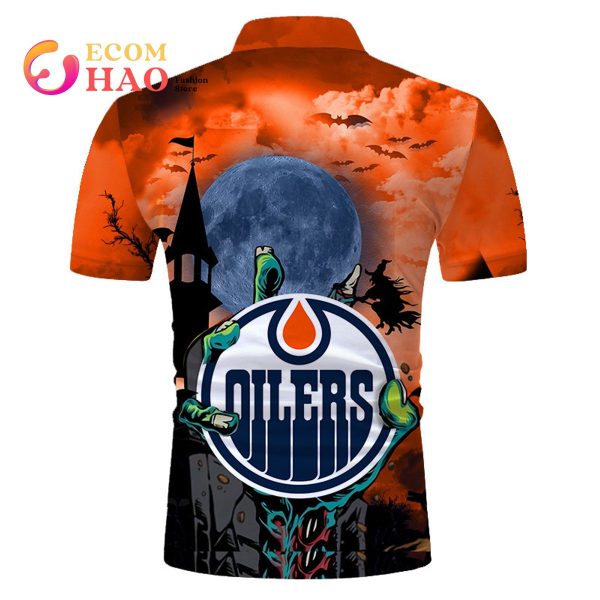 NHL Edmonton Oilers Halloween Jersey Gifts For Fan 3D Hoodie