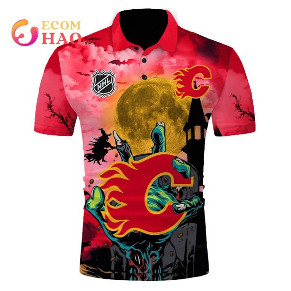 NHL Flames Halloween Jersey Gifts For Fan 3D Hoodie