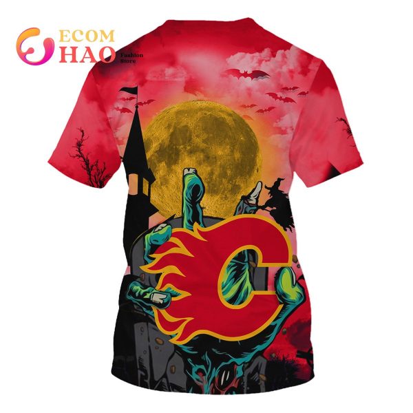 NHL Flames Halloween Jersey Gifts For Fan 3D Hoodie
