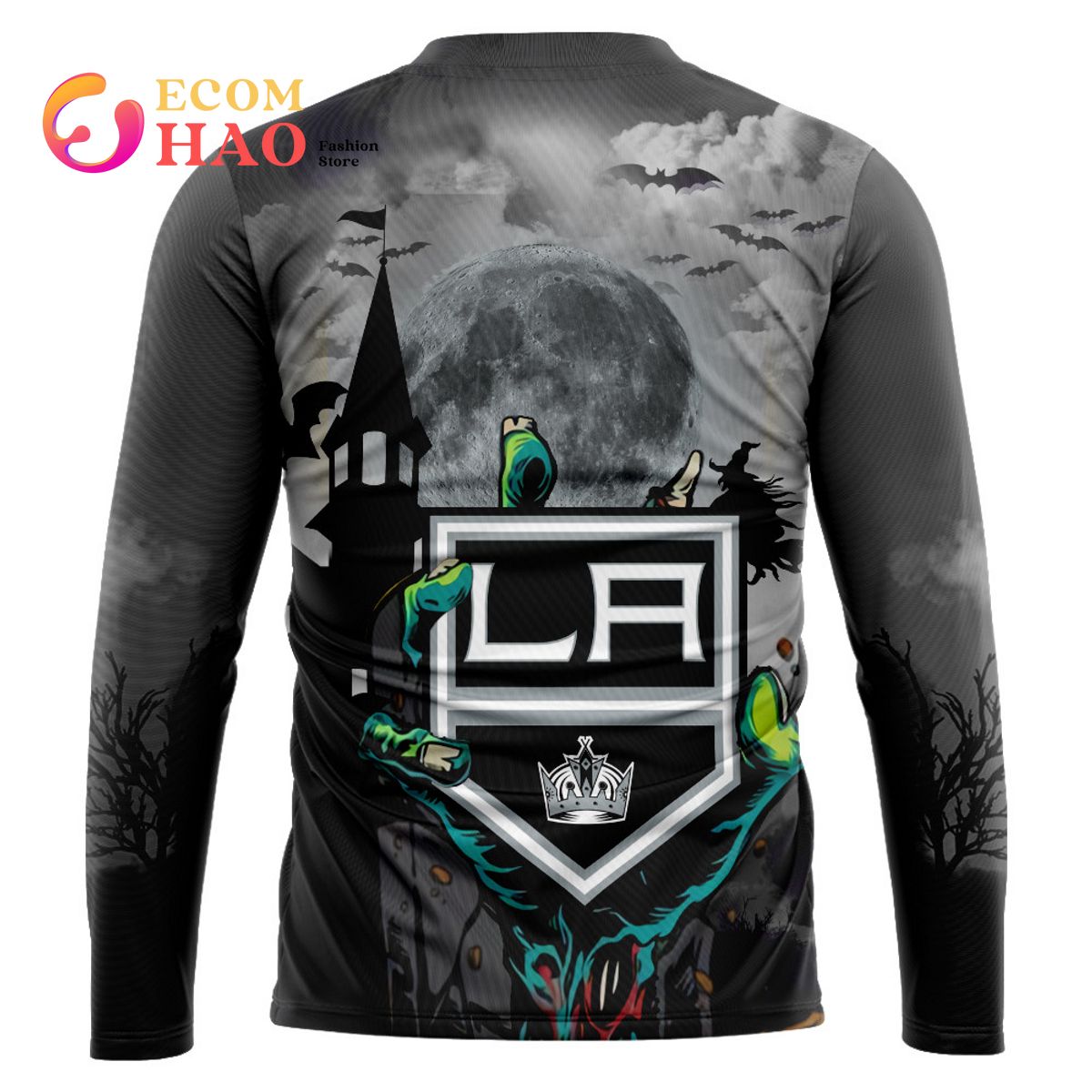 NHL LA Kings Halloween Jersey Gifts For Fan 3D Hoodie