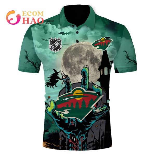 NHL Minnesota Wild Halloween Jersey Gifts For Fan 3D Hoodie