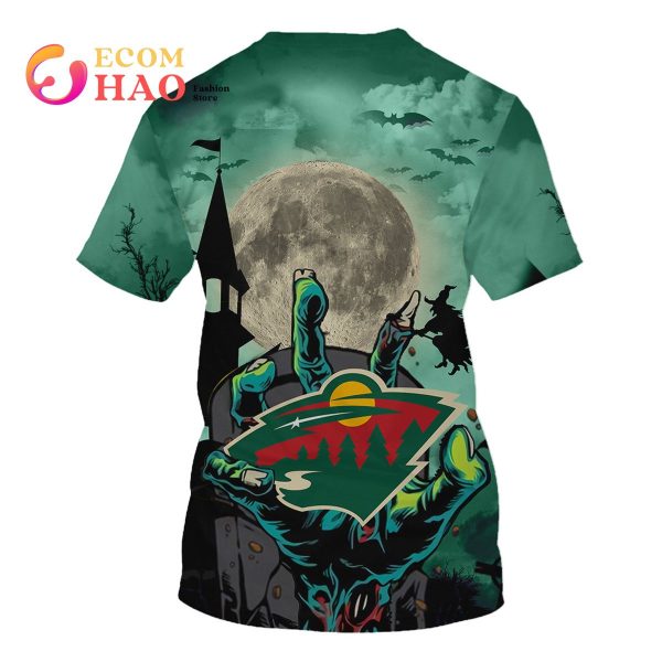 NHL Minnesota Wild Halloween Jersey Gifts For Fan 3D Hoodie