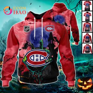 NHL Montreal Canadiens Halloween Jersey Gifts For Fan 3D Hoodie